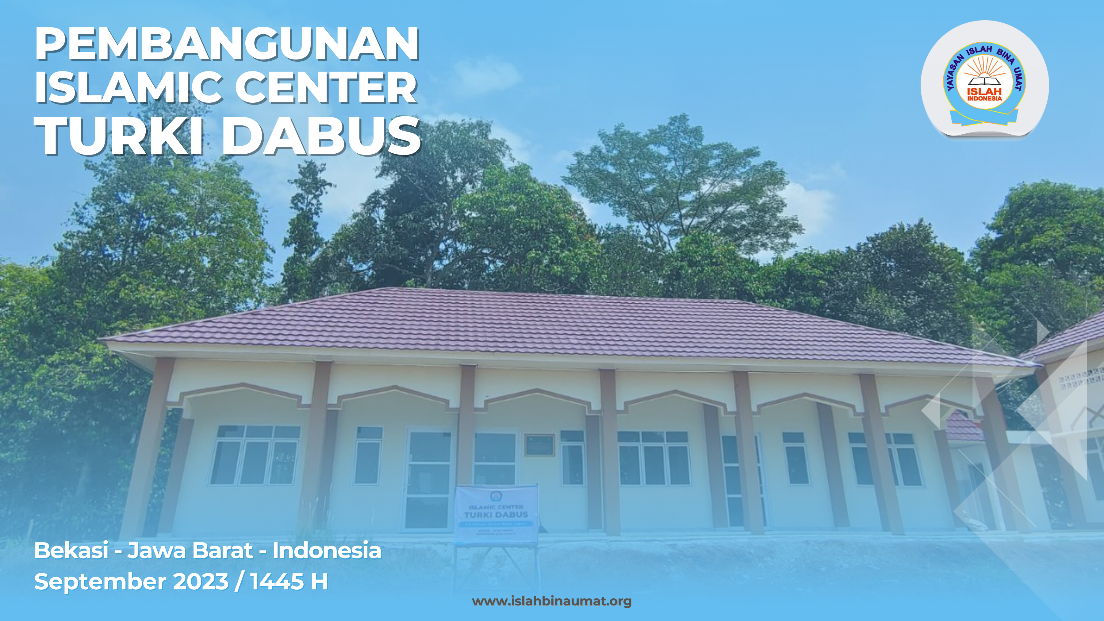Pembangunan Islamic Center di Desa Cikarageman, Bekasi