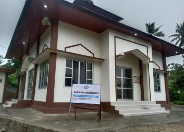 Selesainya Pembangunan Masjid di Desa Bawang, Kecamatan Punduh Pendada, Pesawaran, Lampung